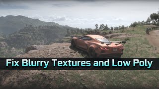 How to Fix Blurry Textures and Low Poly  Texture not loading bug fix [upl. by Malcah32]