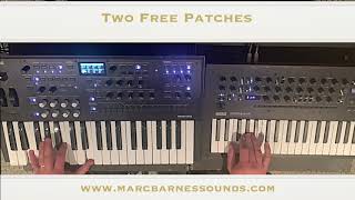 Korg Wavestate  Minilogue XD brothers Jam Two Free Patches [upl. by Alatea329]