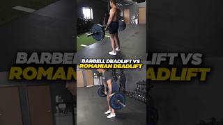 Deadlift vs Romanian Deadlift RDL  DIFFERENCES 🏋🏼‍♂️ [upl. by Nhguavoj]