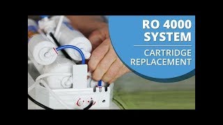 How to change the cartridge in your My Water Filter Benchtop Reverse Osmosis RO 4000 System [upl. by Itirahc501]