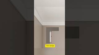 How to make a corner ceiling interiordesign interiormaterial design buildingmaterials [upl. by Eceinwahs]