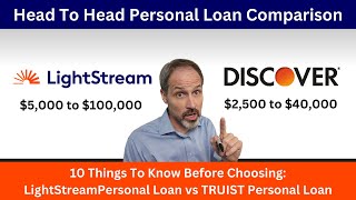 10 Things To Know About LightStream Personal Loans amp Discover Personal Loans Before Choosing One [upl. by Tjader]