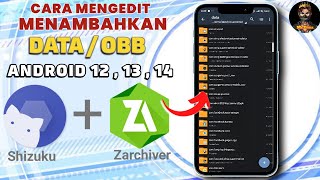 Cara memindahkan DATA dan OBB Aplikasi Games di Android 13  14 Tanpa Root Mudah Sekali 2024 [upl. by Duster]