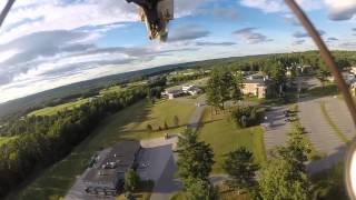 Pineland Farms New Gloucester Maine Aerial Video [upl. by Aicekal]