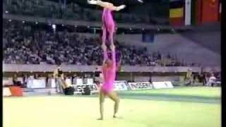 Sports Acrobatics Womens Pair Ⅲ URS 1991 [upl. by Fulton595]