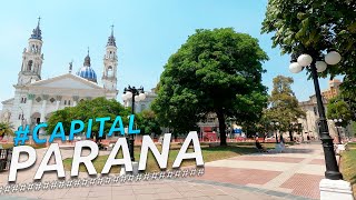 Recorriendo PARANÁ CAPITAL I ENTRE RIOS I ARGENTINA I 4K Walking Tour VLOG [upl. by Kutzer451]