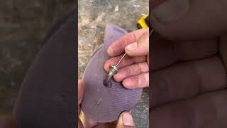 Coloque rebites em seu chinelo e se surpreenderá construction reels dicas diy tools obras [upl. by Ahtebat]