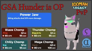 GSA Hunder is OP  Loomian Legacy Hunder Pvp  ROBLOX [upl. by Woehick]