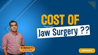 Dr Mathew PC talks about Jaw Surgery Cost in India  Free Online Consultation  8330077198 [upl. by Girard]