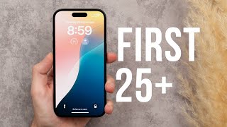 iPhone 16  First 25 Things To Do Tips amp Tricks [upl. by Bourgeois350]