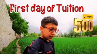 FIRST DAY OF TUITION  Gilgit Baltistan  Village Vlogs rohaan2024 [upl. by Enilav]