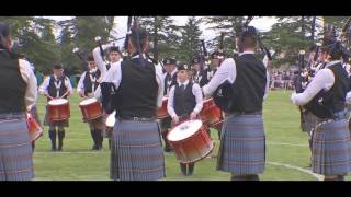 Boghall amp Bathgate Pipe Band in 2017 European Championships at Forres [upl. by Timus]