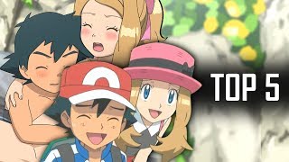 Cute Amourshipping Moments  Top 5 [upl. by Yednarb248]