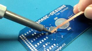 Trying reflow soldering without solder paste [upl. by Higginson458]