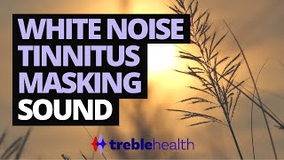 BEST Tinnitus Sound Therapy  White Noise for 10 Hours of Tinnitus Masking [upl. by Ataynek]