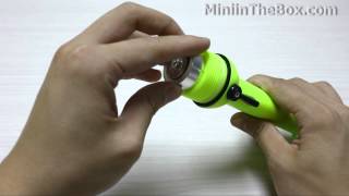 Battery Powered Diving Flashlight From MiNiInTheBox [upl. by Nilam]