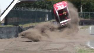 2CV cross Valkenswaard 2009 rollover crash [upl. by Tharp]