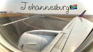 AIRLINK E190 takeoff and landing at Johannesburg SOUTH AFRICA [upl. by Sielen]