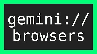 Kristall Amfora and Bollux  a look at three gemini browsers [upl. by Rasecoiluj]