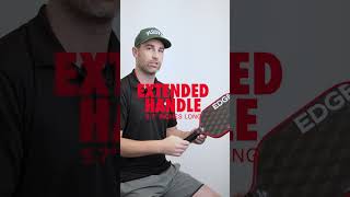 Diadem Pickleball Paddle PB Edge 18K Review  Power Pro Thermoformed Paddle with Extended Grip Red [upl. by Wilscam]