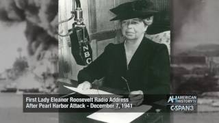 Eleanor Roosevelt Pearl Harbor Attack Radio Address Dec 7 1941 [upl. by Obed]