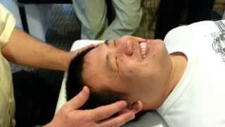 Osteopathic Cranial Sacral Basic Course Vault Flexion Hold 1 [upl. by Geralda]