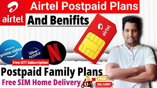 Airtel postpaid plans  Airtel Postpaid New Sim Card Online [upl. by Gulick334]