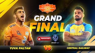 GRAND FINALS YUVA PALTAN 🆚 CENTRAL RAILWAYS  MENS PROFESSIONAL STATE LEVEL KABADDI 2023 [upl. by Annmaria]