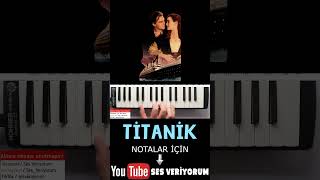 TİTANİK Müziği Melodika Notaları [upl. by Leahplar]