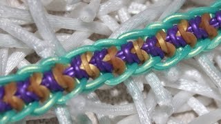 NEW Zyphoid Bracelet Tutorial With A Hook [upl. by Merta480]