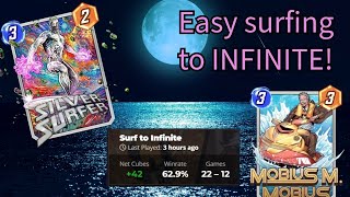 Surf your way to infinite 60 WR Surfer is the meta KILLER  Marvel Snap Deck Highlight [upl. by Iaka]