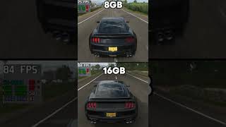 Forza Horizon 4 8GB vs 16GB RAM [upl. by Droffig]