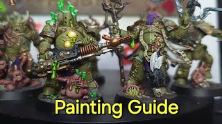 Warhammer 40k Death Guard Kill Team Painting Guide [upl. by Christan]