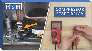 How to Test amp Replace the Compressor Start Relay in a Refrigerator  Repair amp Replace [upl. by Notlew233]