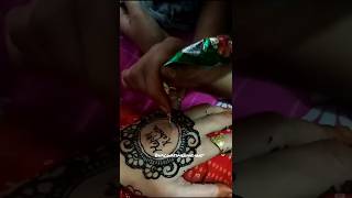 Latest flower mehandi designfamousshortshennamehndiBhagwatiMehandiArt [upl. by Nikolas]