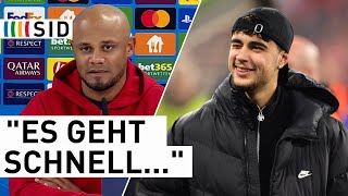 Vor CLTopspiel gegen PSG Kompany gibt PavlovicUpdate  SID [upl. by Tilagram66]