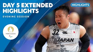 Day 5 Extended Highlights  Evening Session  Paris 2024 Paralympic Games ❤️💙💚 [upl. by Menzies]