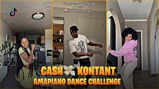 Cash Kontant Huh Amapiano dance challenge 🔥🖤 [upl. by Ennove724]