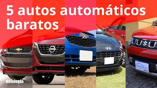 5 Autos automáticos más baratos  Análisis [upl. by Silver]