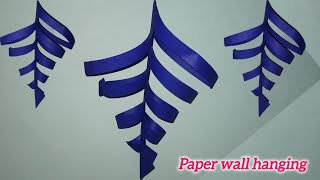 Paper wall hanging  Christmas decoration idea [upl. by Veradis]