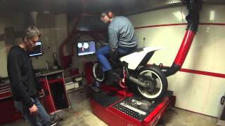 Parmakit 110cc Top speed dyno testbank [upl. by Ahcarb]