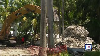 Al Capones Miami Beach mansion demolished [upl. by Mulligan802]