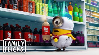 Minions On A Shopping Spree  Despicable Me 2010  Family Flicks [upl. by Bronny]