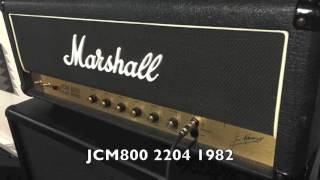 Marshall JCM800 2204 vs JCM800 2203KK Kerry King [upl. by Zeculon]