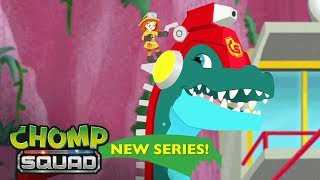 ¡Series Nuevas  Chomp Squad Latino América 🦕  ¡Entusiasmados Episodio 1 [upl. by Seilenna]