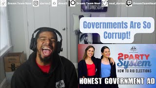 Honest Government Ad  How to rig elections  American Reacts [upl. by Nnylahs]