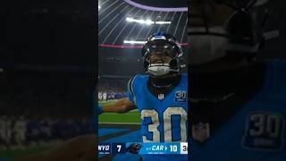 panthers Chuba Hubbard td vs Giants  footballhighlights nfl football germany nflhighlights [upl. by Plumbo]