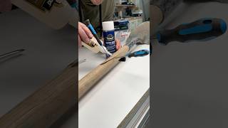 Using ​⁠Titebond Instant Bond to repair a shovel that has a piece cracking off [upl. by Martyn]