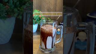 Simple Oreo Shake Recipe shorts shake [upl. by Ahsinert]