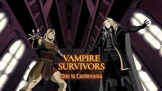 Exploring Draculas Castle  Ode to Castlevania EP2  VAMPIRE SURVIVORS [upl. by Ilzel]